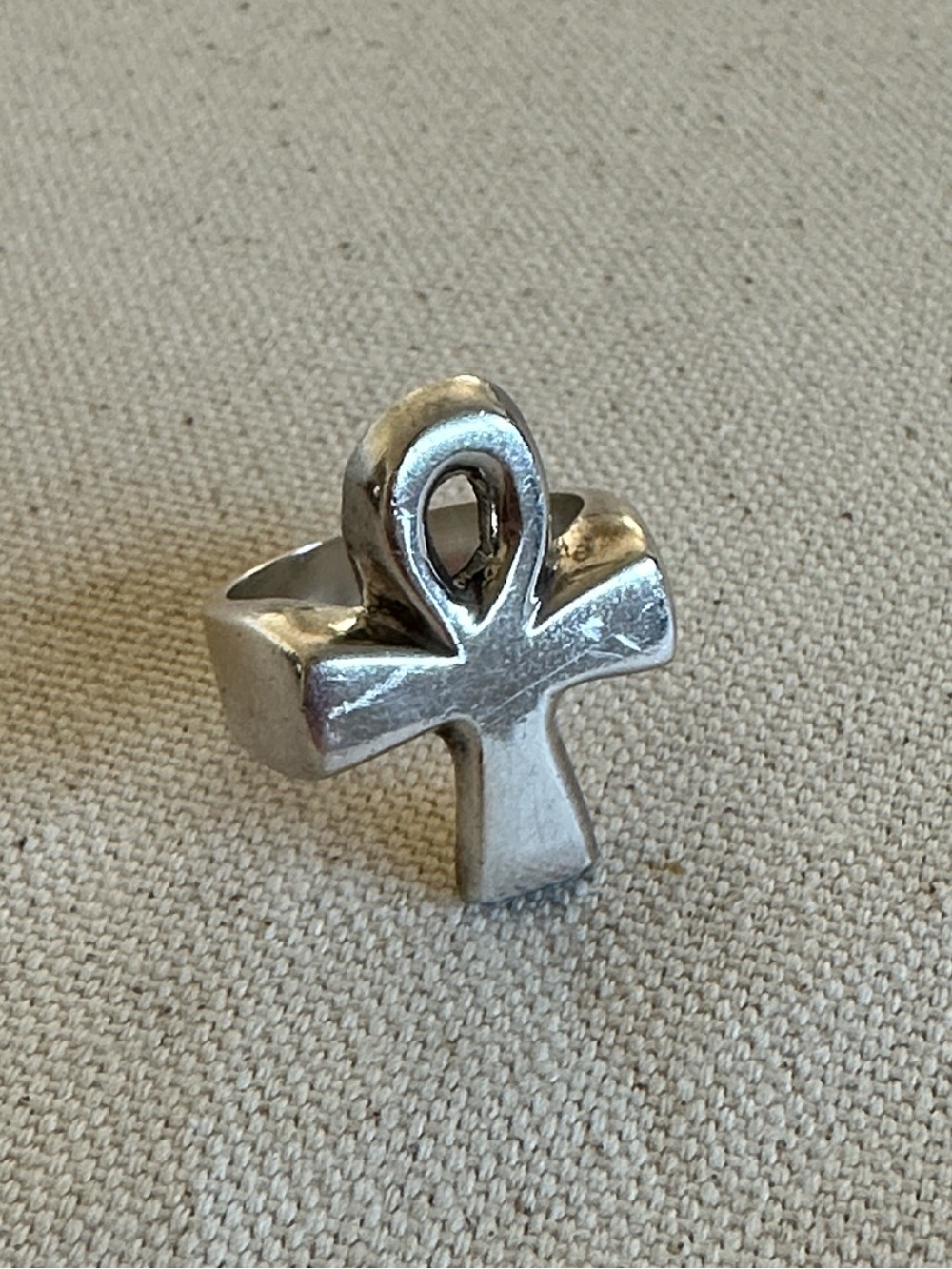 Sterling Silver Ankh Ring